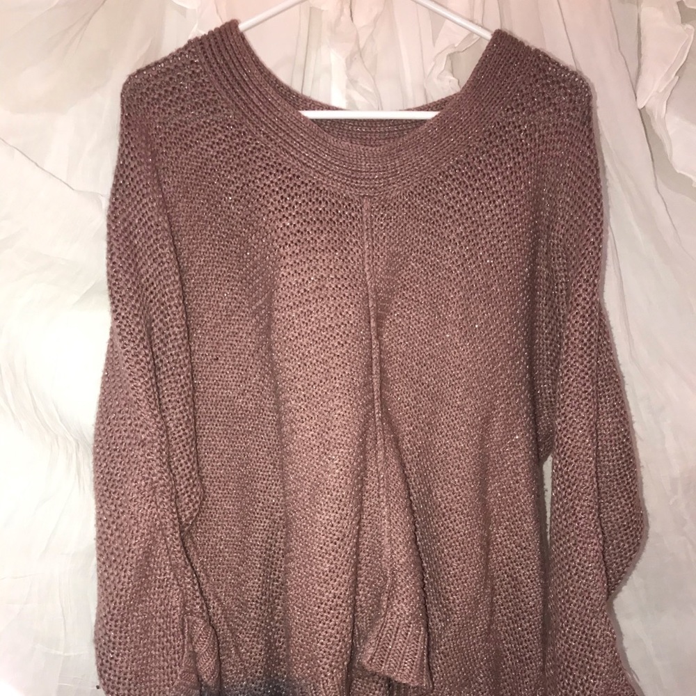 Mauve Knit Sweater